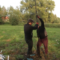 Badania zatorfionej doliny Podłężanki