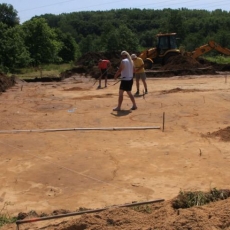 Budowa budynku, nadzór archeologiczny i badania ratownicze, Kraków Bieżanów